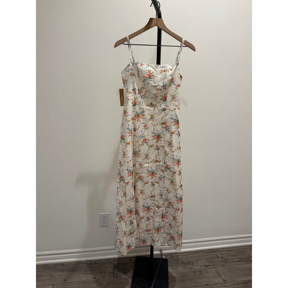 New sorella Judy  Cotton Dress floral lace $222 sz 6 - Picture 6 of 7